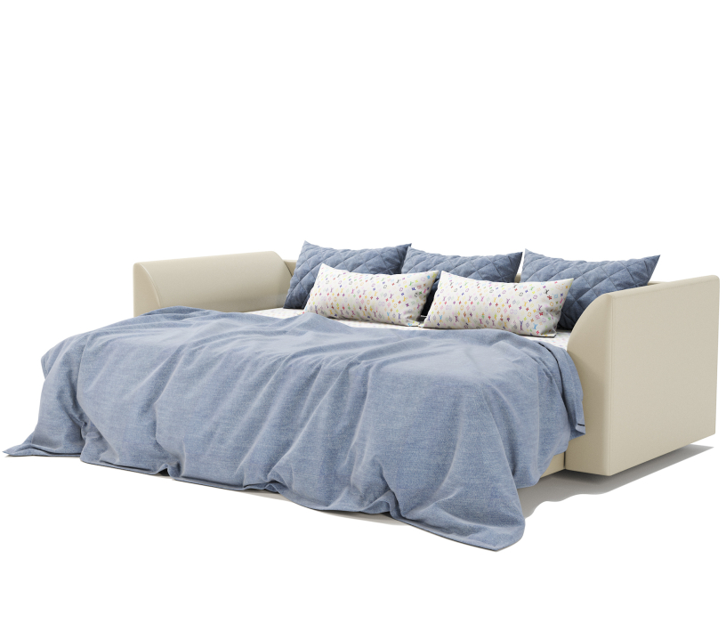 Диваны угловые в гостиную, Угловой диван Ария Скала правый, рогожка / экокожа