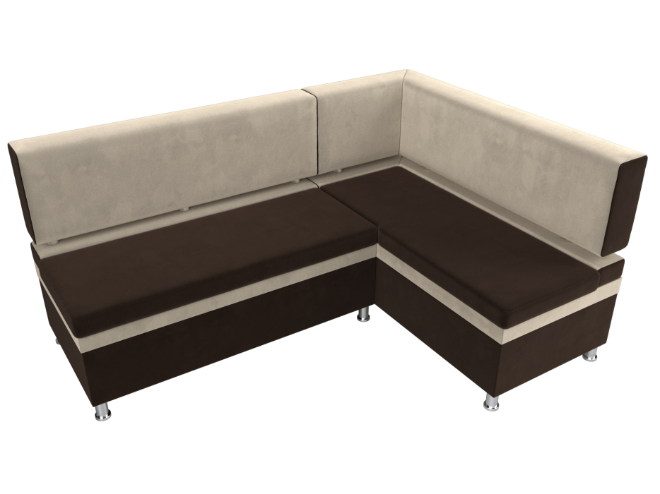 Кухонные уголки, Кухонный уголок Стайл правый угол, микровельвет