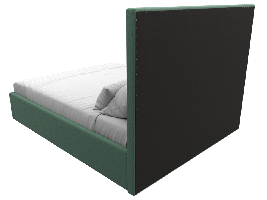 Мягкая кровать, Кровать интерьерная Афродита 160, рогожка Амур