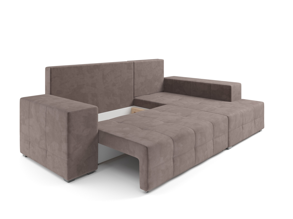 Диваны угловые в гостиную, Диван угловой Монреаль Правый угол (Велюр)