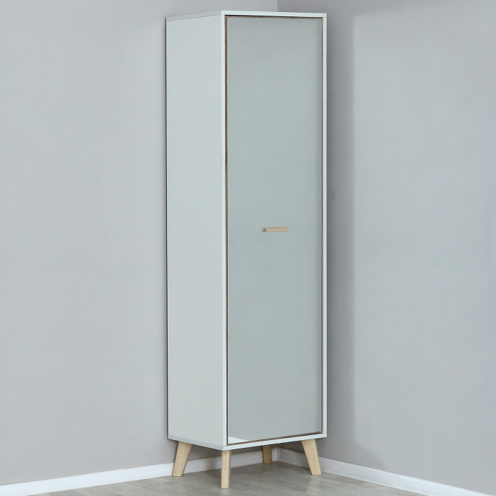 Шкафы распашные, Шкаф с зеркалом 500х390х2100 Скандик