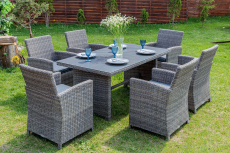 Комплекты мебели, Обеденный комплект FIONA из искусственного ротанга