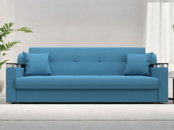 Прямой диван книжка Сенатор, рогожка Амур