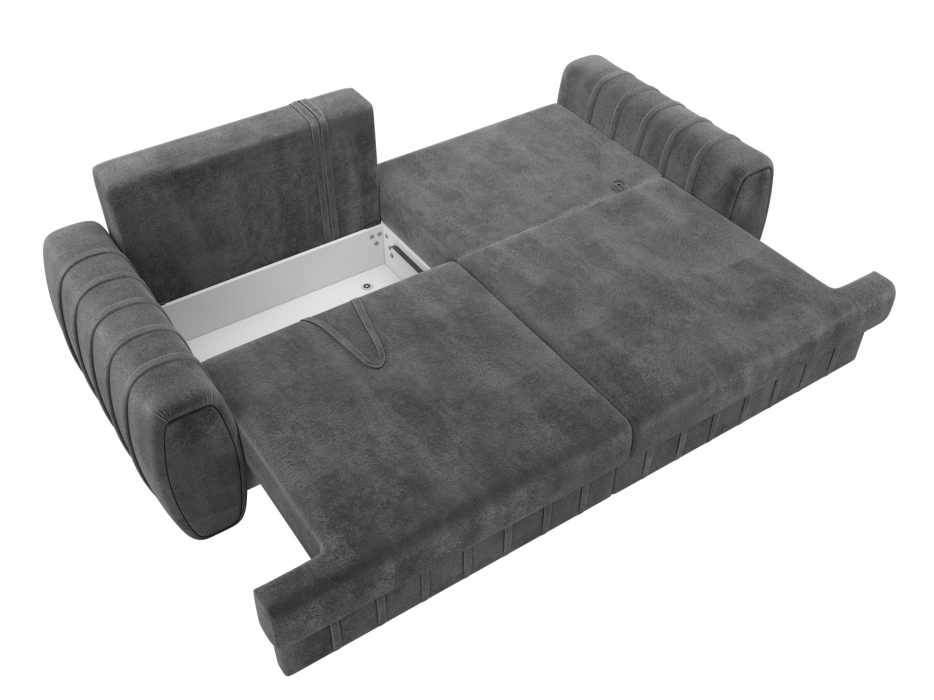 Диваны еврокнижки, Диван прямой Лига-057 НПБ, велюр TOWER