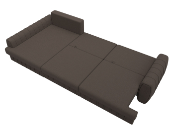 Диван угловой Лига-057 НПБ Лонг угол левый, рогожка Амур