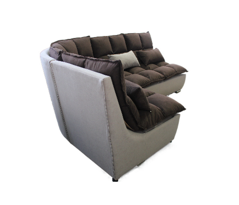 Диваны угловые в гостиную, Угловой диван Доменика, велюр