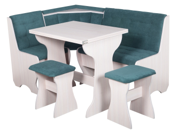 Кухонный уголок Стиль 1Л (со столом СТ3) Дуб млечный / велюр