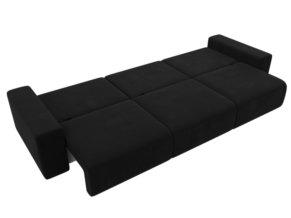 Диваны еврокнижки, Диван прямой Лига-036 Классик Лонг, микровельвет