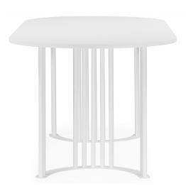 Стол Хьюго О 180 х 90 (белые ноги)