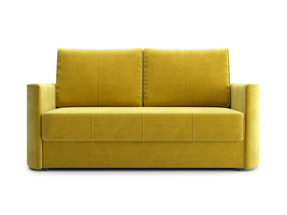 Диваны еврокнижки, Диван прямой Амми двухместный, Трехсекционная еврокнижка, велюр