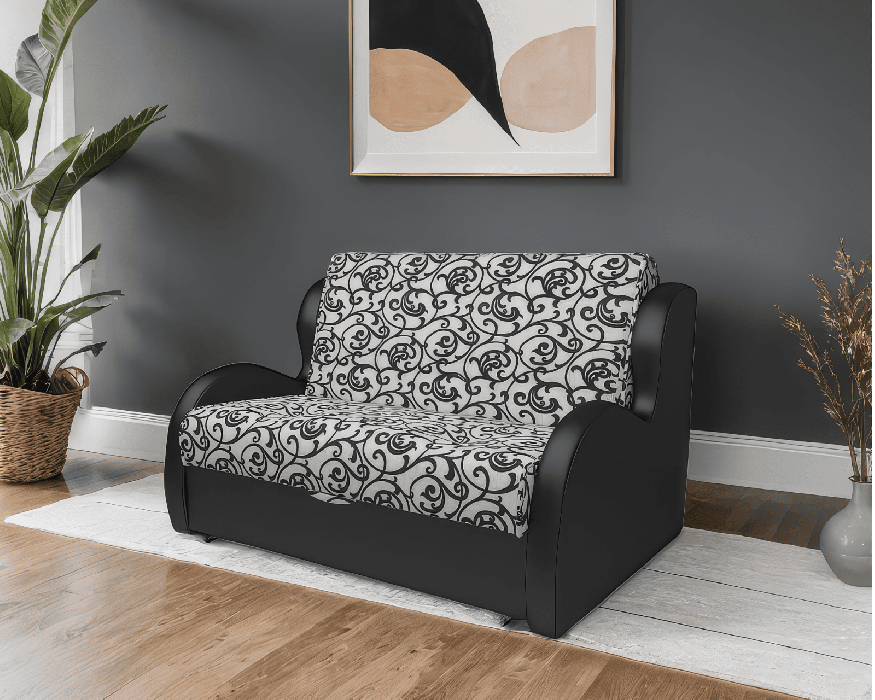 Диваны кровати со спальным местом, Диван прямой аккордеон Атлант 120 см (Кантри)