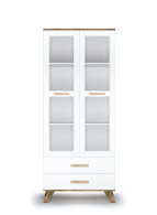 Витрины, ВЕГА СКАНДИНАВИЯ  Шкаф-витрина с ящиками