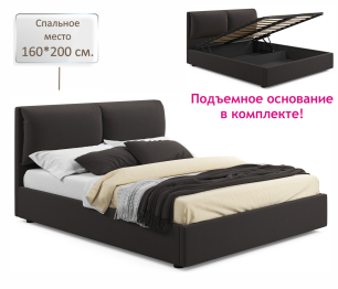 Мягкая кровать Vita 1600 с подъемным механизмом