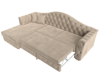 Диван угловой Артис левый угол, велюр