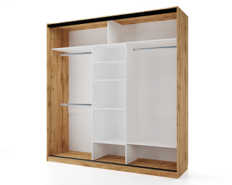 Шкаф-купе SLIM, 184х60 с зеркалом