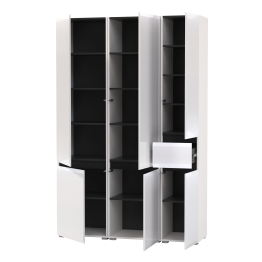 Два шкафа Сидней с дверками и один шкаф Сидней с ящиком