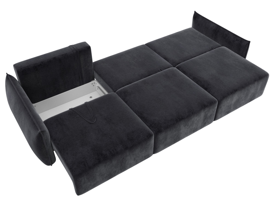 Диваны еврокнижки, Диван прямой Лига-051 НПБ Лонг, велюр TOWER