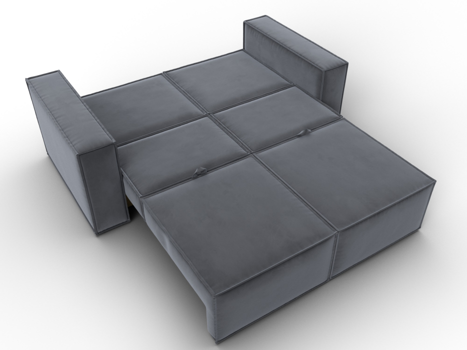 Диваны кровати со спальным местом, Диван прямой Куба мини, велюр