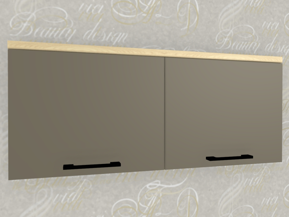 Настенные полки, Модульная система Грейс Антресоль АН-5041  Ясень Асахи