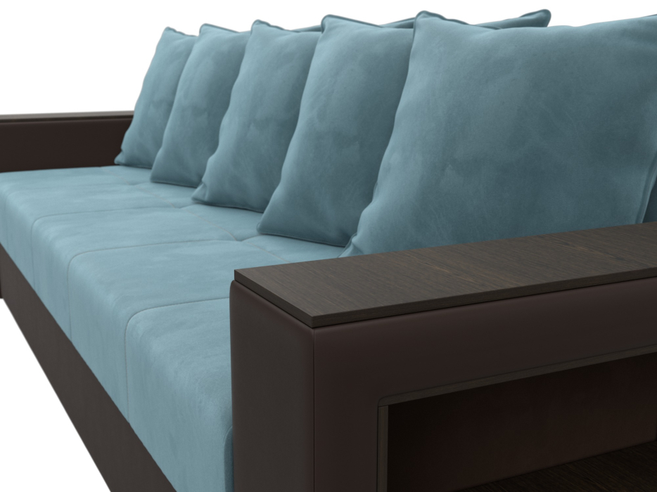 Диваны прямые, Диван прямой Дубай Лайт, велюр/экокожа