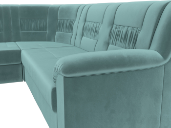 Угловой диван Карелия левый, велюр