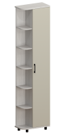 Шкафы одностворчатые, Модульная система Грейс Шкаф ШК-5025  Снежный Ясень