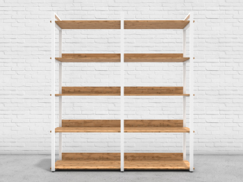 Стеллаж Лофт BS 180-40 белый