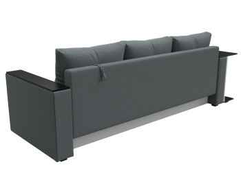 Диван прямой Атланта со столом слева, рогожка Амур