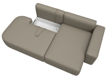 Диван угловой Лига-065 угол правый, экокожа GRIFON