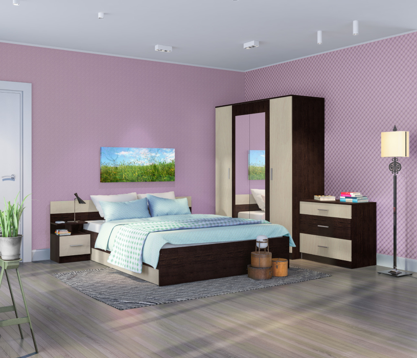 Шкафы распашные, Уют СБ-2750 Шкаф 4-х дверный