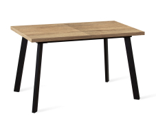 Обеденные столы, Стол Dikline HB140 (ЛДСП EGGER)/опоры черные