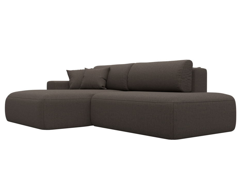 Диваны угловые в гостиную, Диван угловой Лига-036 НПБ Модерн левый угол, рогожка Амур