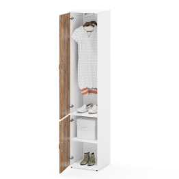 Пенал с выдвижной штангой и полкой снизу Лидер-8 МД 21Б