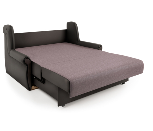 Диван-кровать Аккорд М 140, рогожка/экокожа