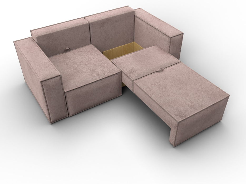 Диваны кровати со спальным местом, Диван прямой Куба мини, велюр TOWER