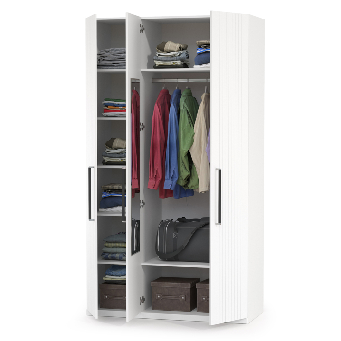 Шкафы распашные, Шкаф комбинированный 3-х дверный Валенсия 13.12