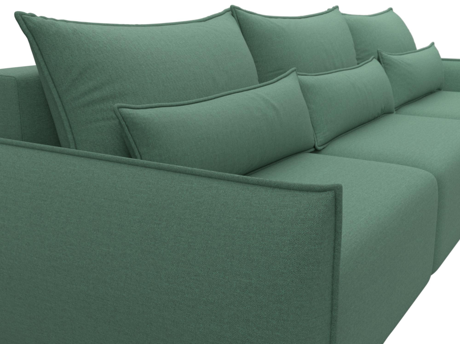 Диваны еврокнижки, Диван прямой Лига-051 НПБ Лонг, рогожка Амур