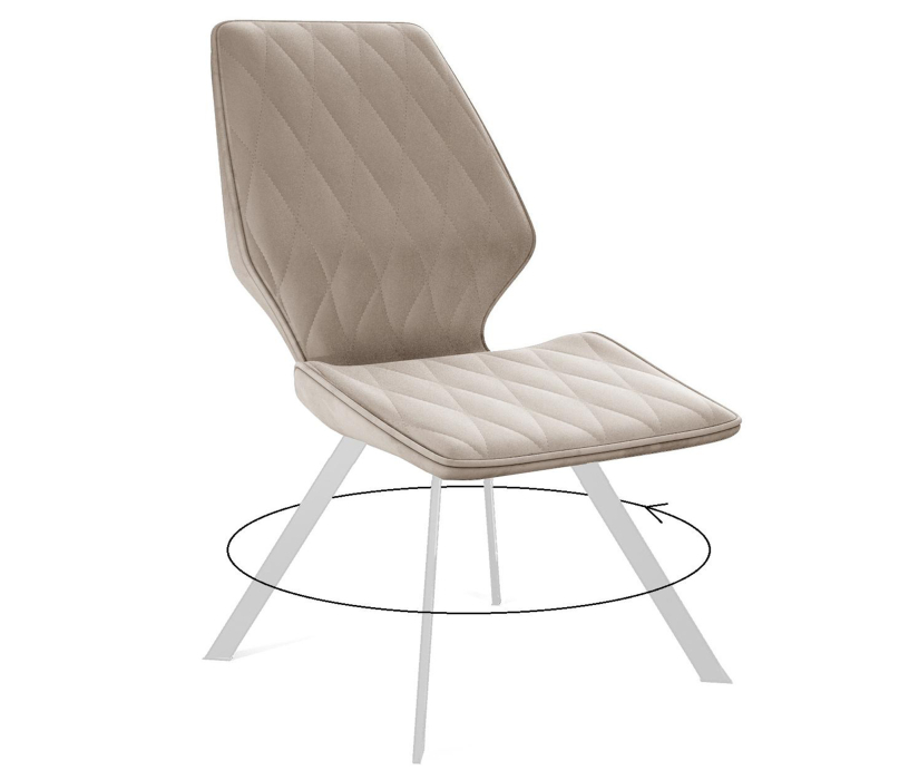 Стулья, Стул DikLine 243 B03 поворотный (опоры белые)