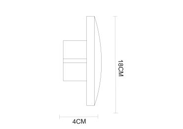 Настенный светильник NIMBO 18см
