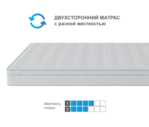 Столлайн / Матрас Корсика-Эффект в чехле Cooler в скрутке 800х1900