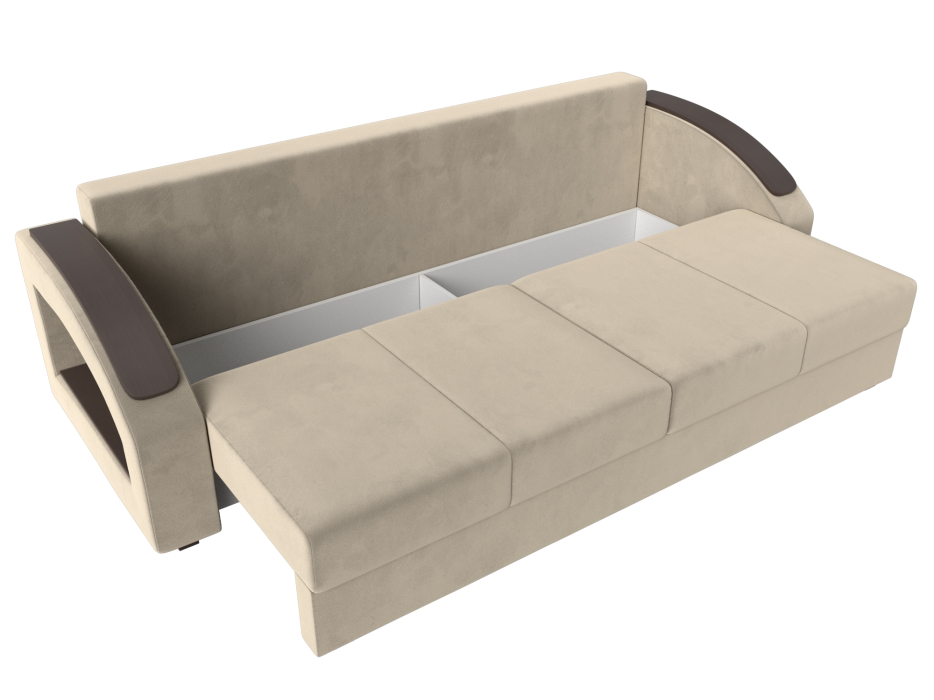 Диваны кровати со спальным местом, Диван прямой Канзас, микровельвет