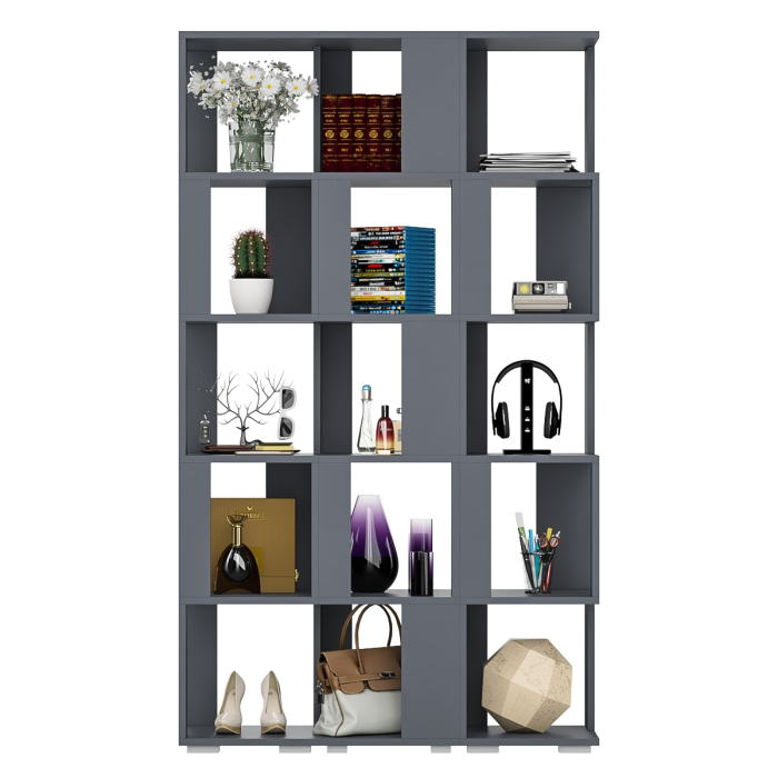 Стеллажи, Комплект их 3-х открытых стеллажей.