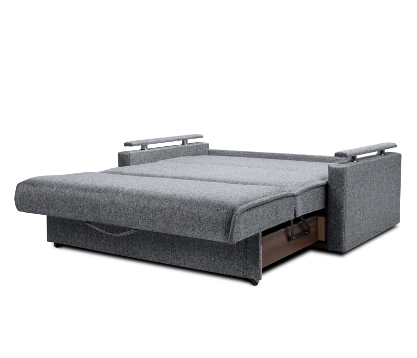 Диваны с ящиком для белья, Диван-аккордеон 90, рогожка