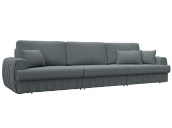 Диван прямой Лига-057 НПБ Лонг, рогожка Амур