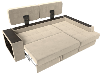 Угловой диван Брюссель правый угол, микровельвет