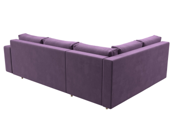 Диван угловой Сильвана левый угол, микровельвет