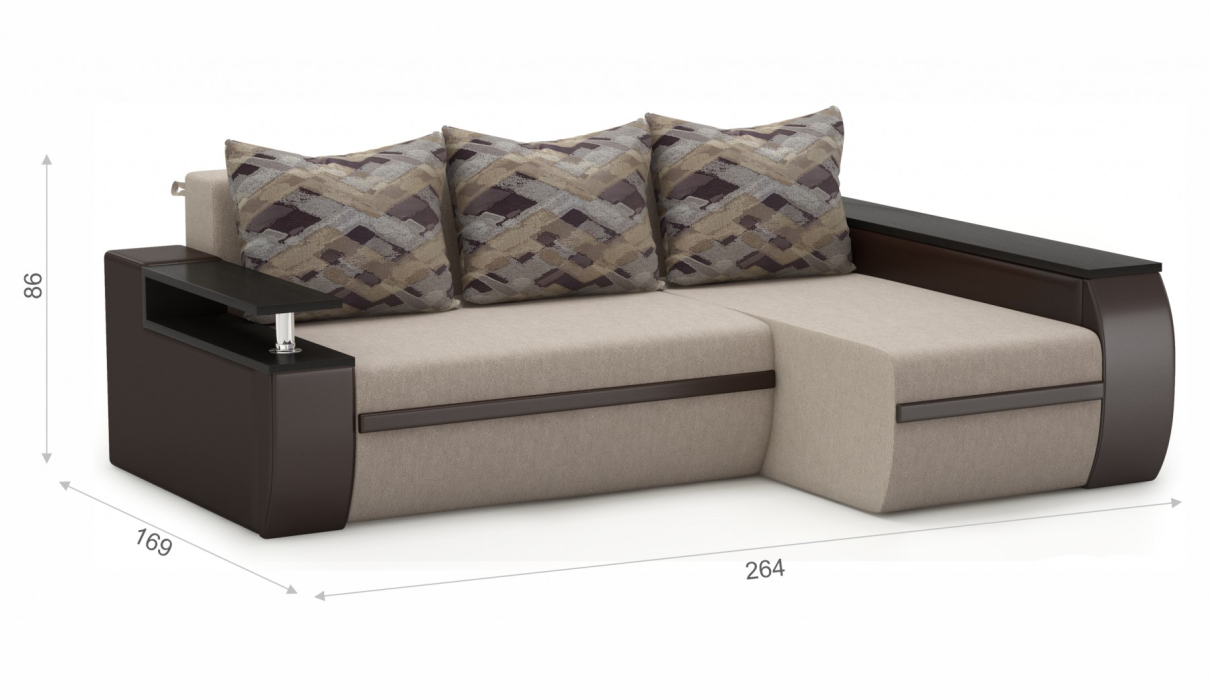 Диваны угловые, Атика NEW угол правый