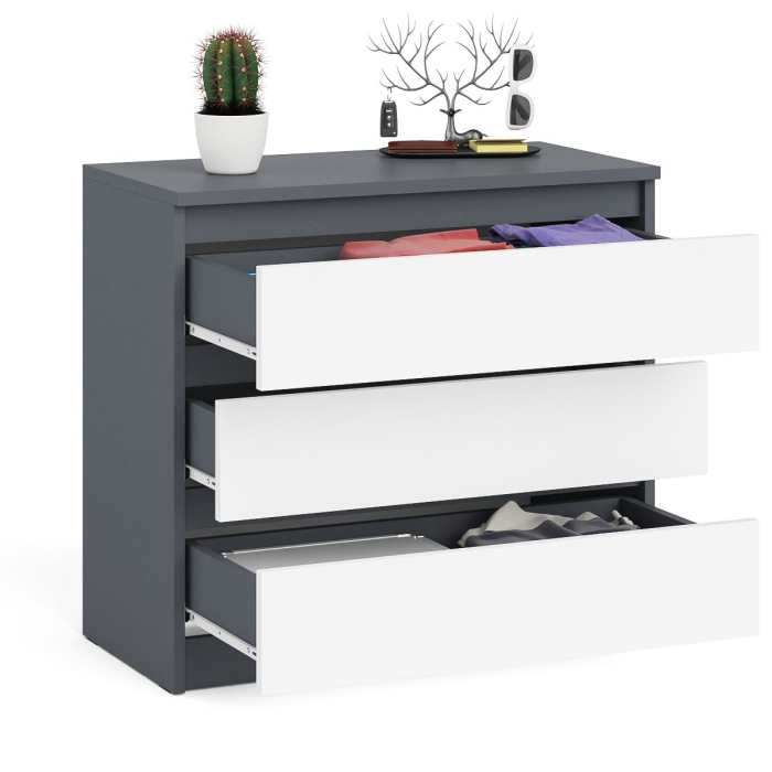 Комоды, Комод три ящика Мори МК800.1