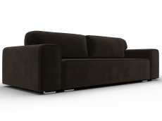 Диваны с ящиком для белья, Прямой диван Лига-029, микровельвет