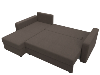 Диван угловой Ливерпуль Лайт левый угол, рогожка Амур